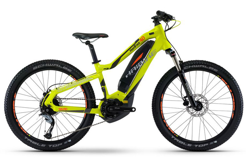 Bike_Haibike-Kinder-E-Bike-gelb-Sport-Hagleitner, Kinder, Bikeverleih, Bike, Sommer, Urlaub, Saalbach Hinterglemm